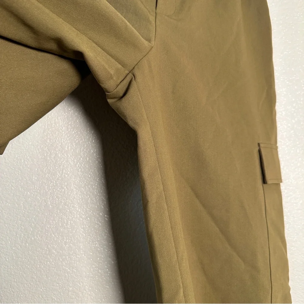 Wayf Olive Cargo Wide Leg‎ Pants Sz Small - Picture 6 of 13